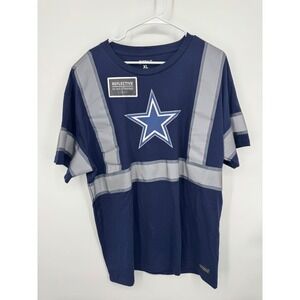 NWT Buffalo Outdoors Dallas Cowboys NFL Safety T-Shirt Mens XL Navy Blue Sports